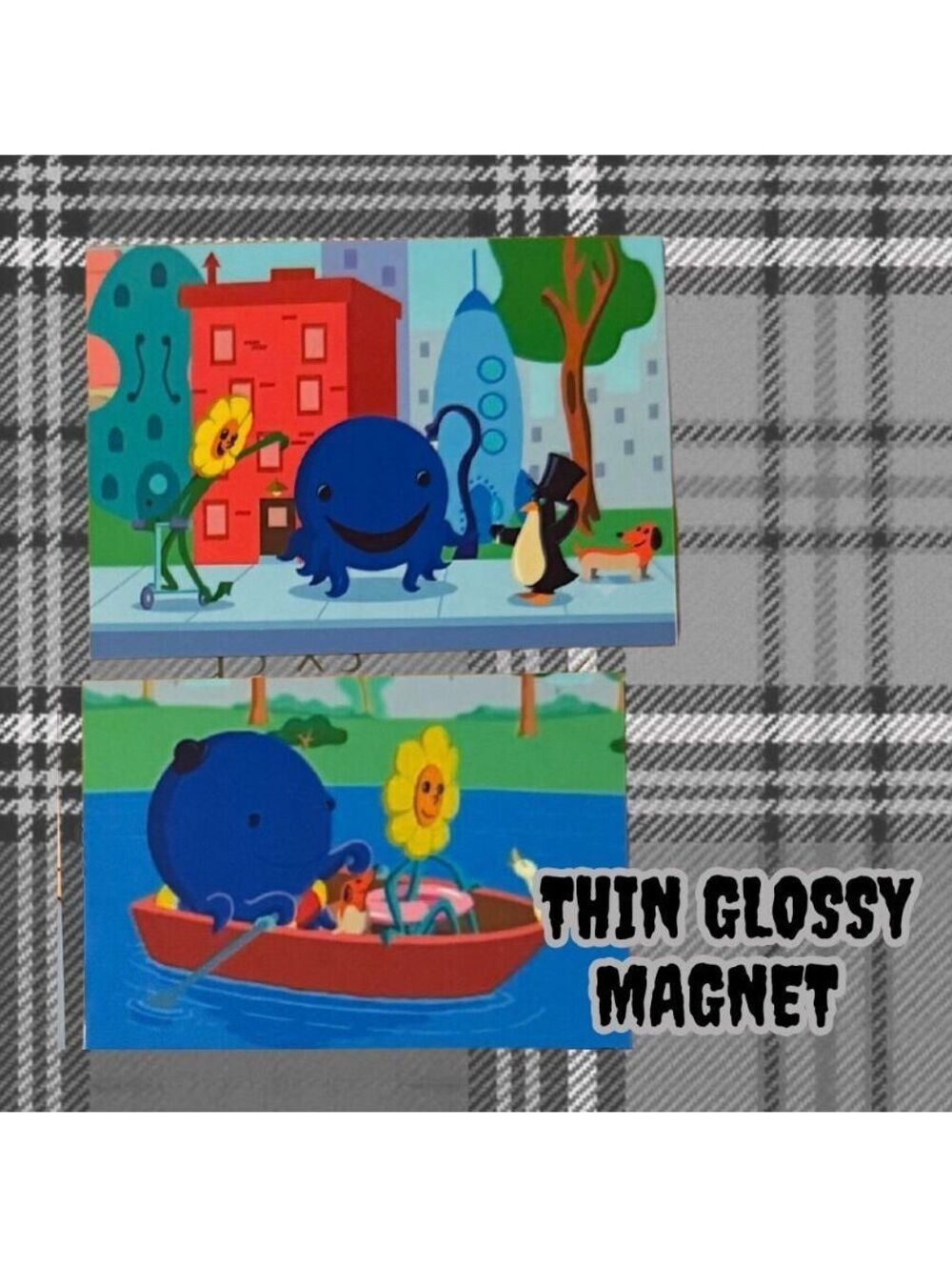 Oswald Thin Glossy Magnet Set of 2